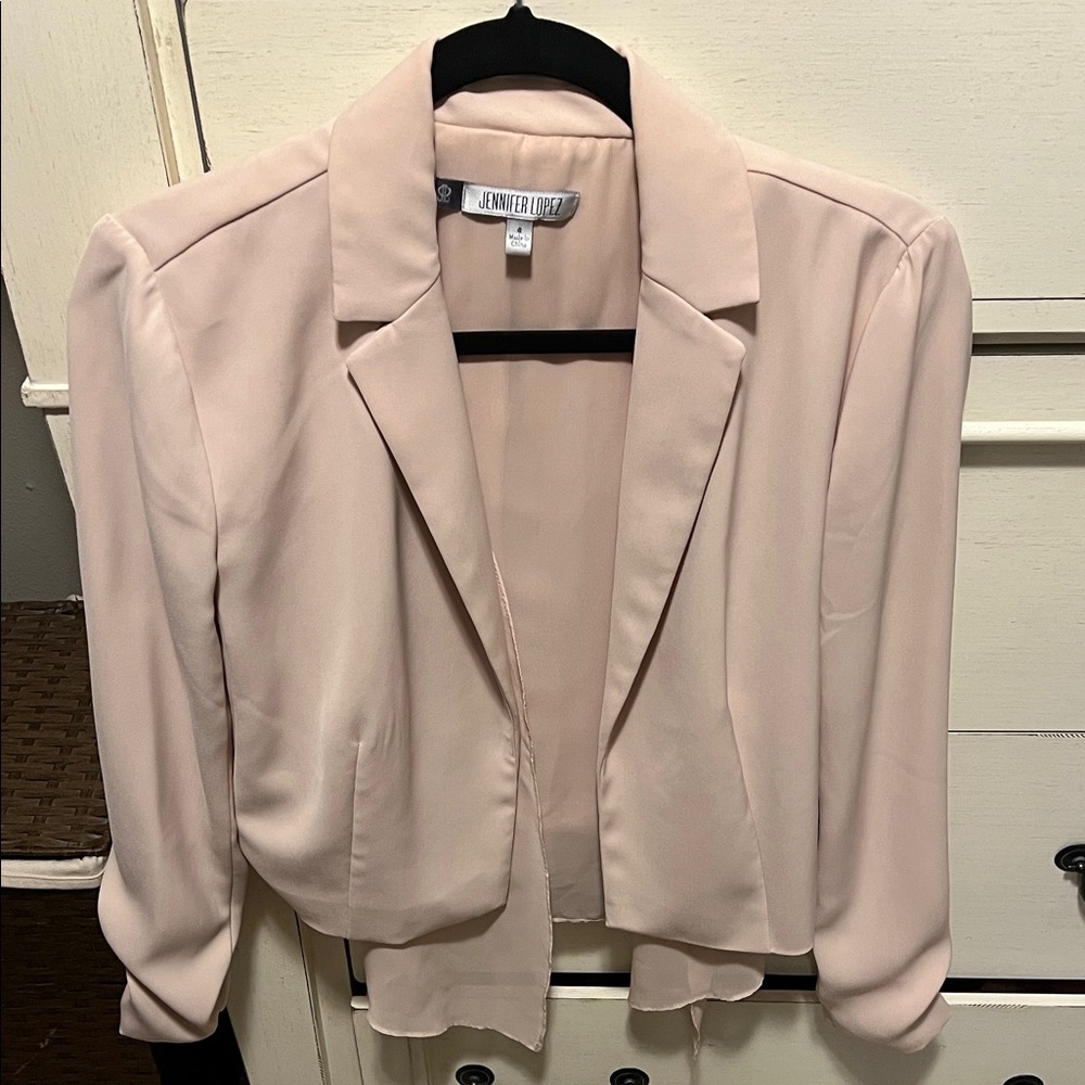 Jennifer Lopez Women's Blush Pink Suit Jacket